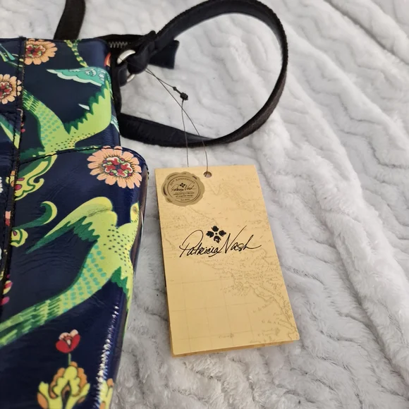 Patricia Nash Vibrant Rare 10th Anniversary Birds of Paradise NWT Vintage - Picture 4 of 16